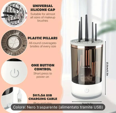 pulitore e asciugatore USB per pennelli